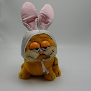 Genuine Vintage 1981 Garfield Easter Bunny Plush